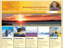 Tablet Screenshot of baubiologie-bramsche.de
